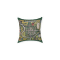 Chester, England by Braun and Hogenberg Antique Map Pillow