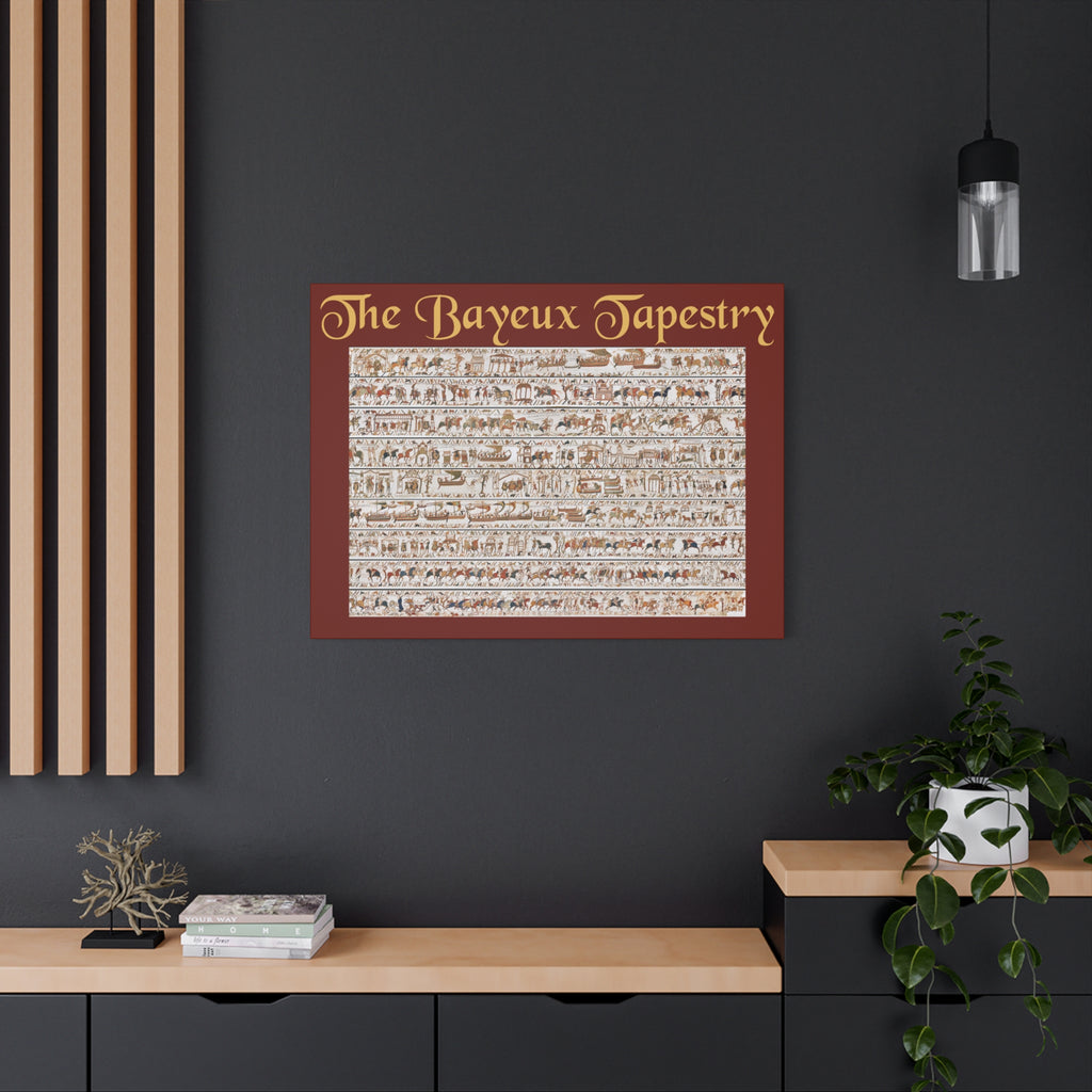 Entire Bayeux Tapestry Image Matte Canvas