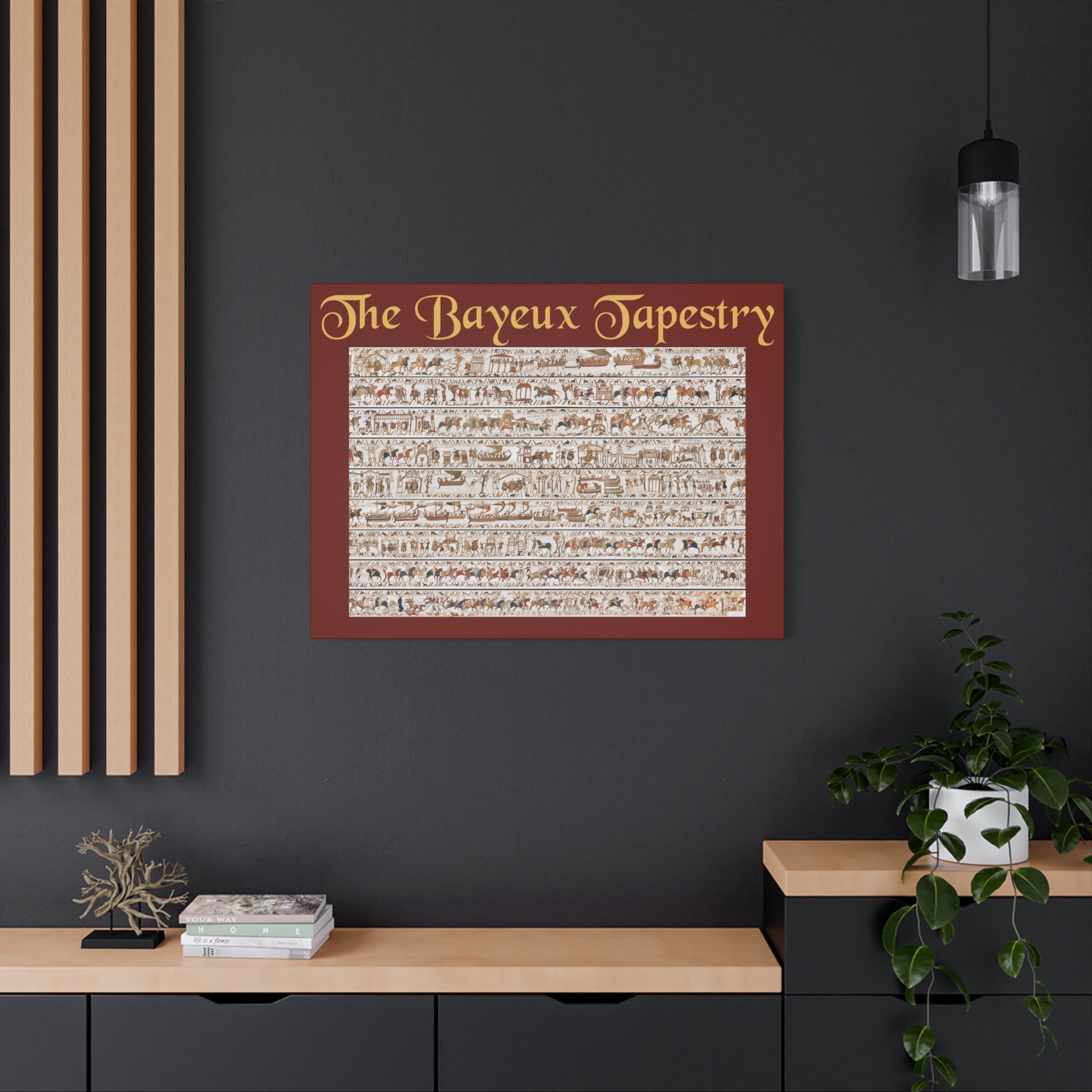 Entire Bayeux Tapestry Image Matte Canvas
