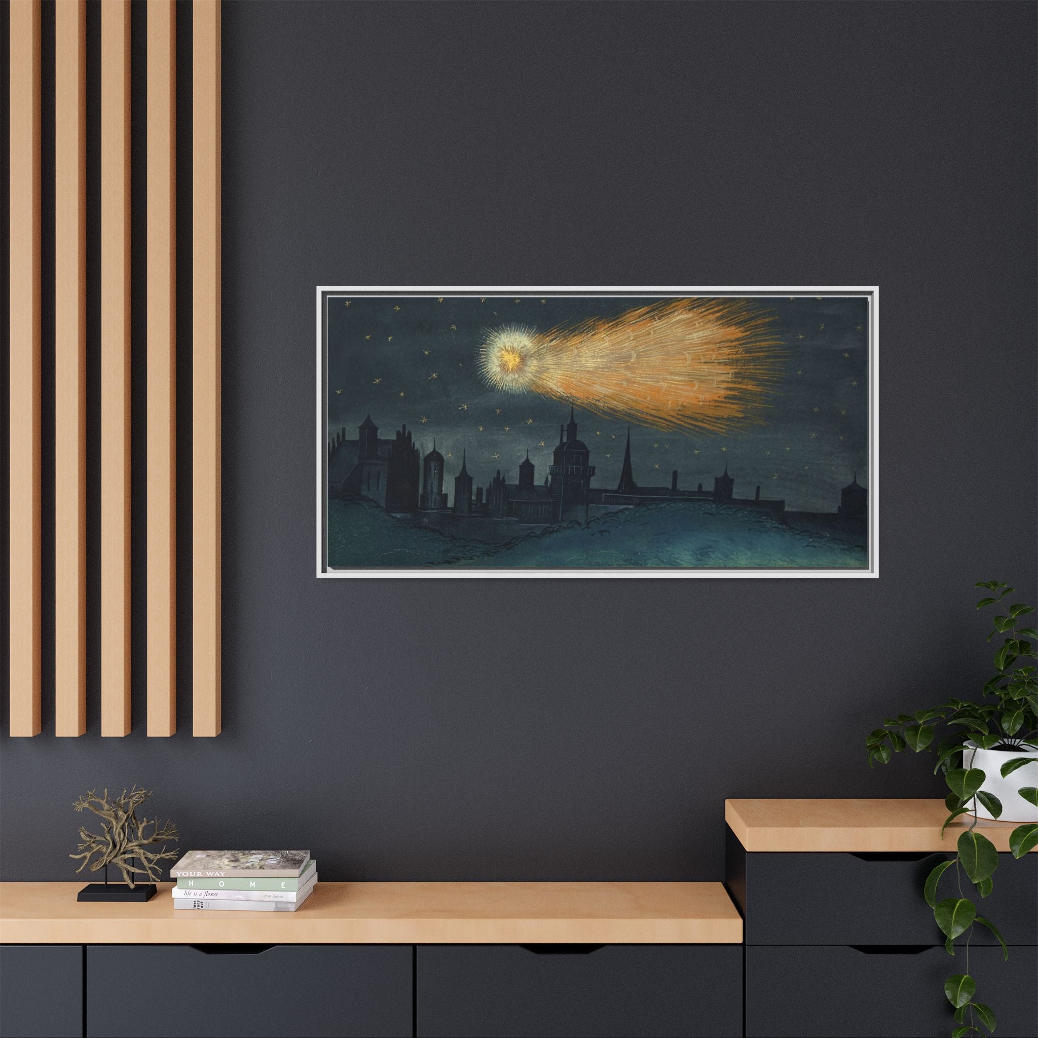 Comet Over Germany 1401AD