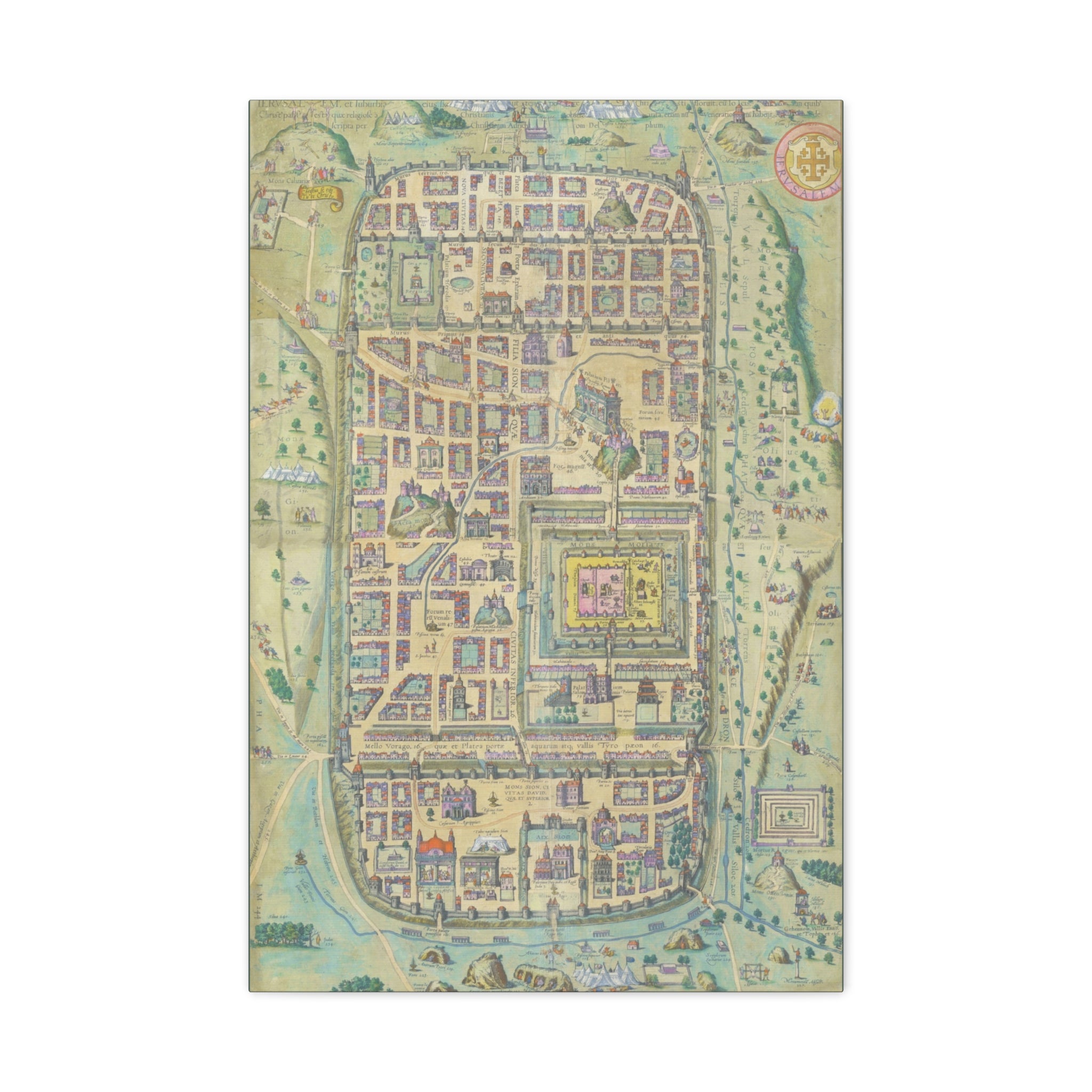 Jerusalem in the Time of Christ Canvas Print