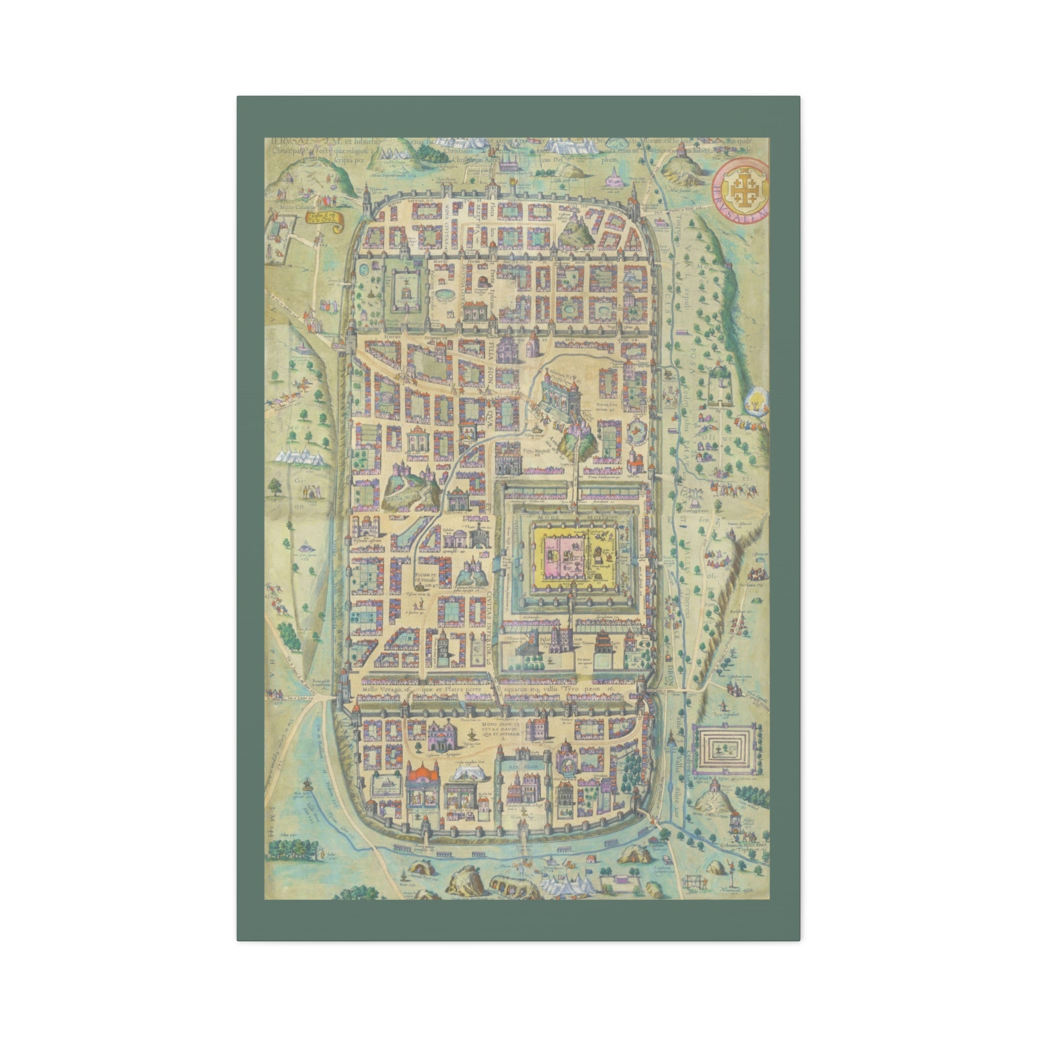 Jerusalem in the Time of Christ Canvas Print