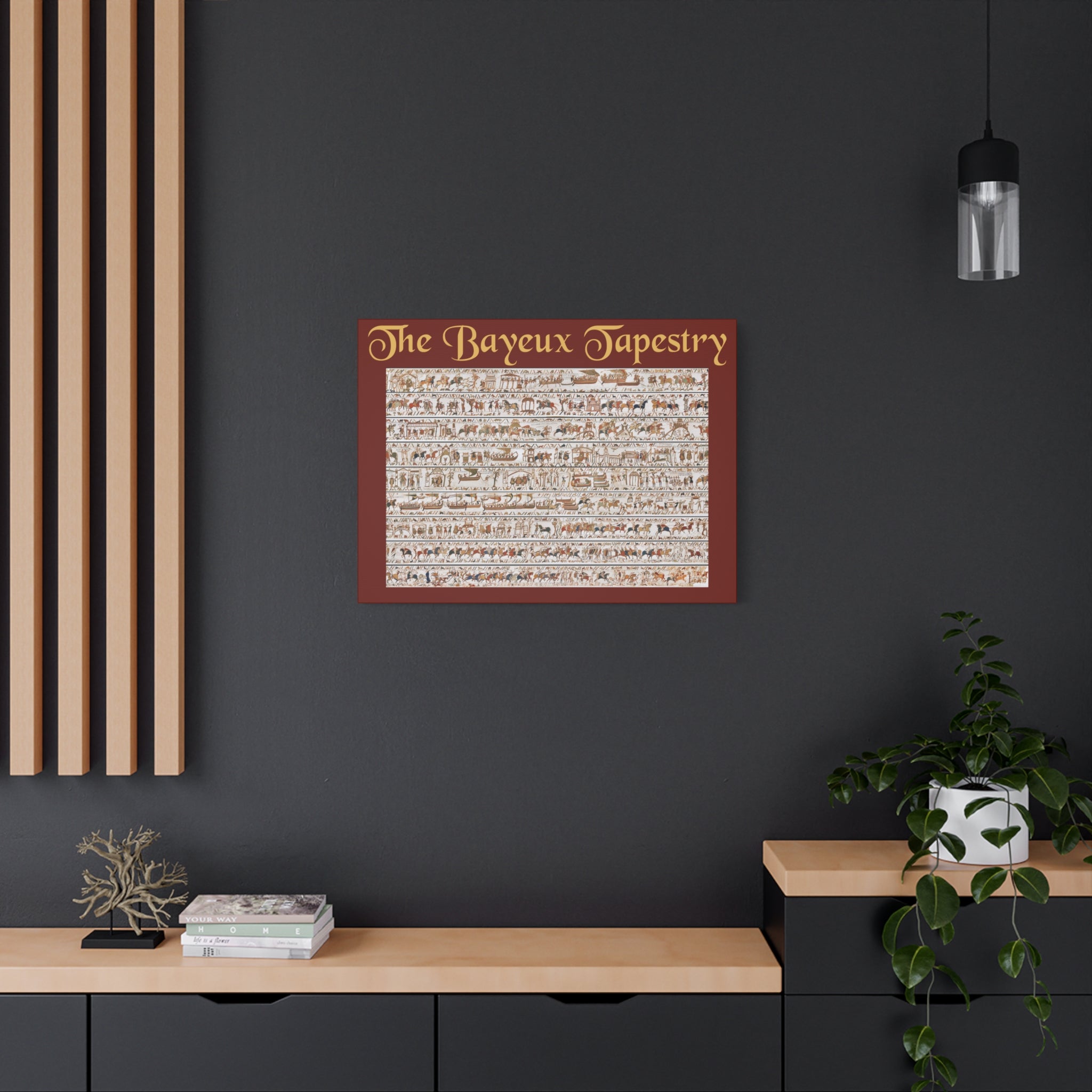 Entire Bayeux Tapestry Image Matte Canvas