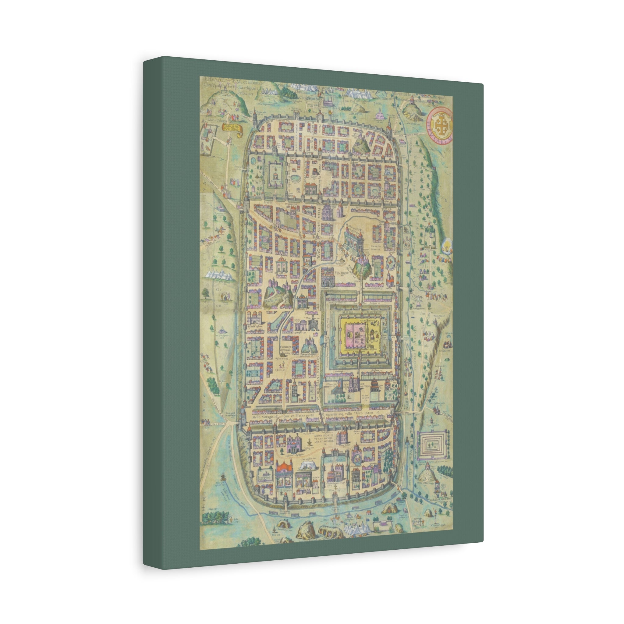 Jerusalem in the Time of Christ Canvas Print