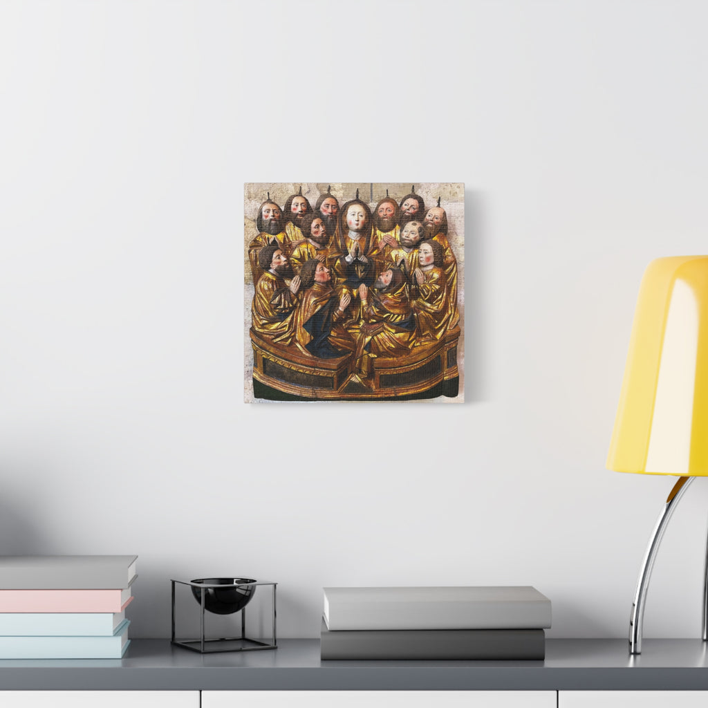Medieval Pentecost Art Matte Canvas