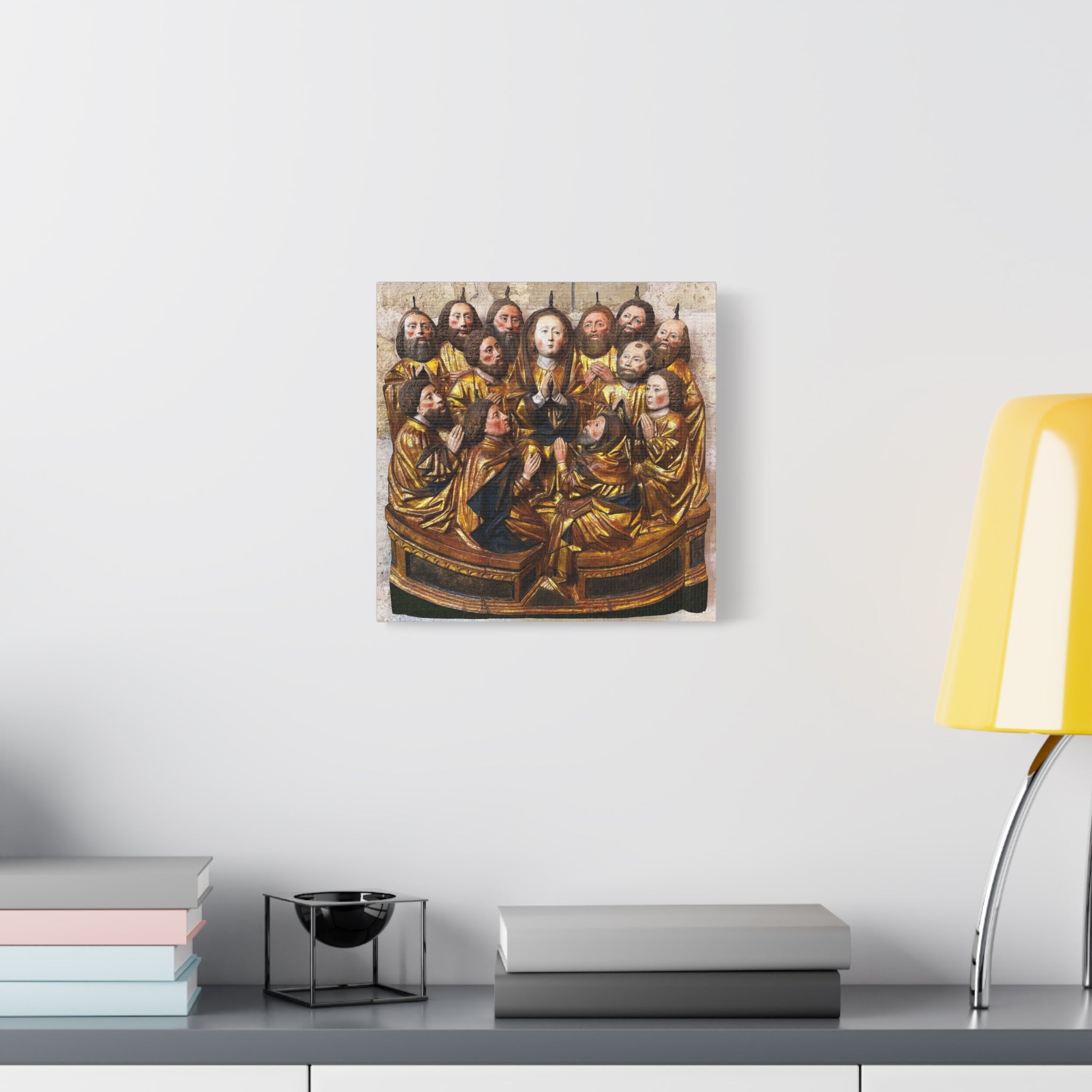 Medieval Pentecost Art Matte Canvas