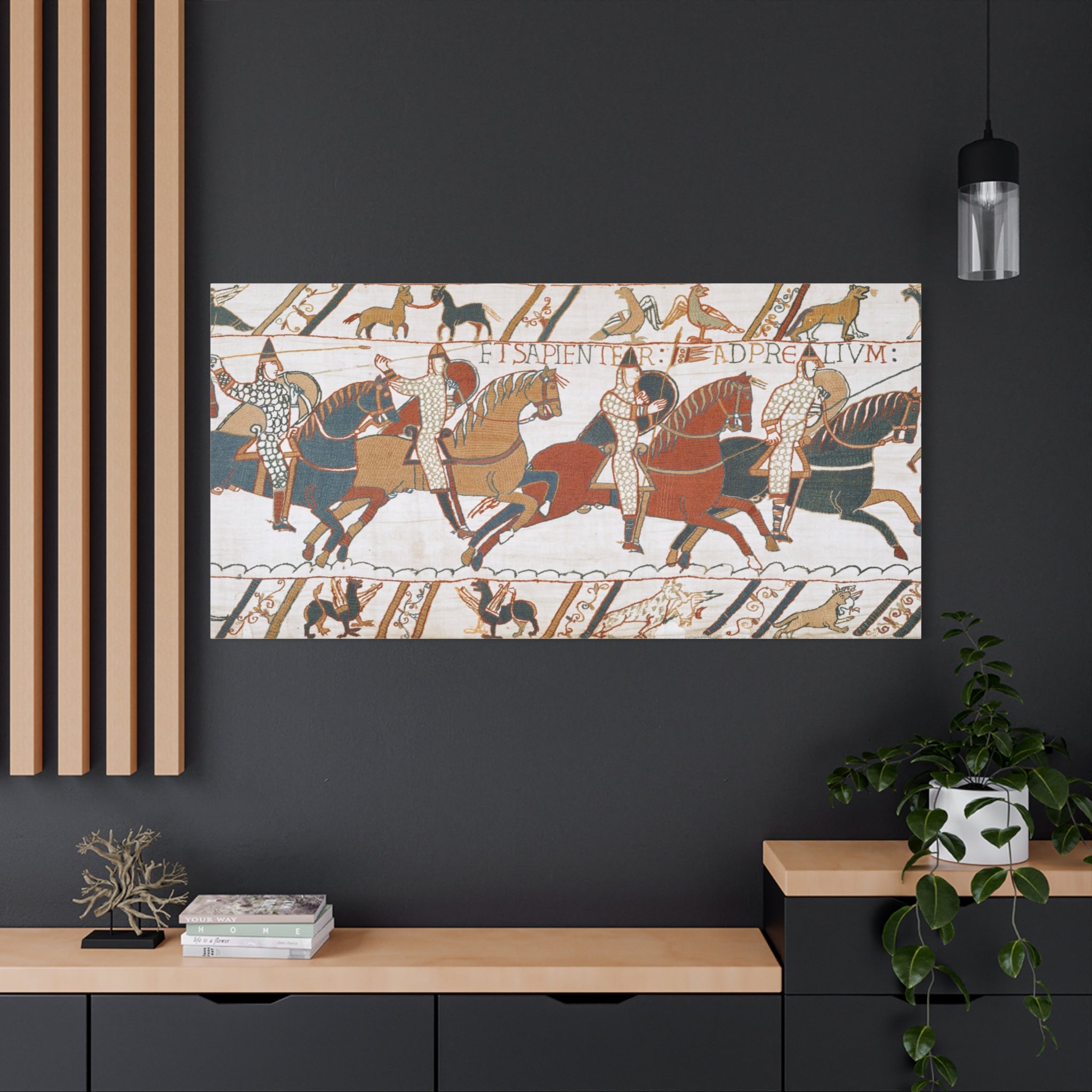 Bayeux Tapestry Cavalry Charge Canvas