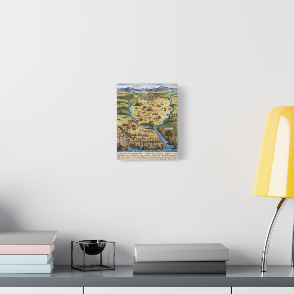 Ancient City of Troy Matte Canvas