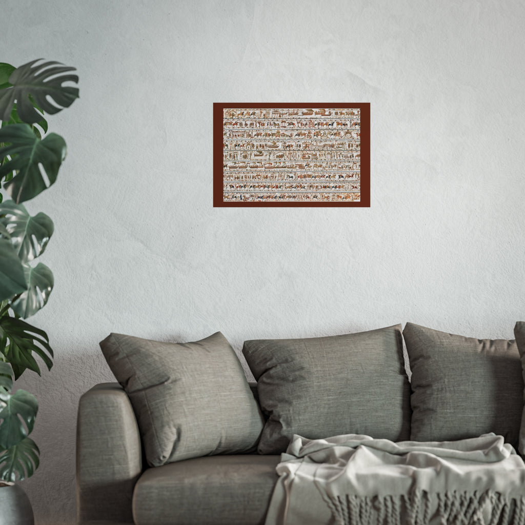 The Bayeux Tapestry in One Image Fine Art Print | The Norman Conquest Image