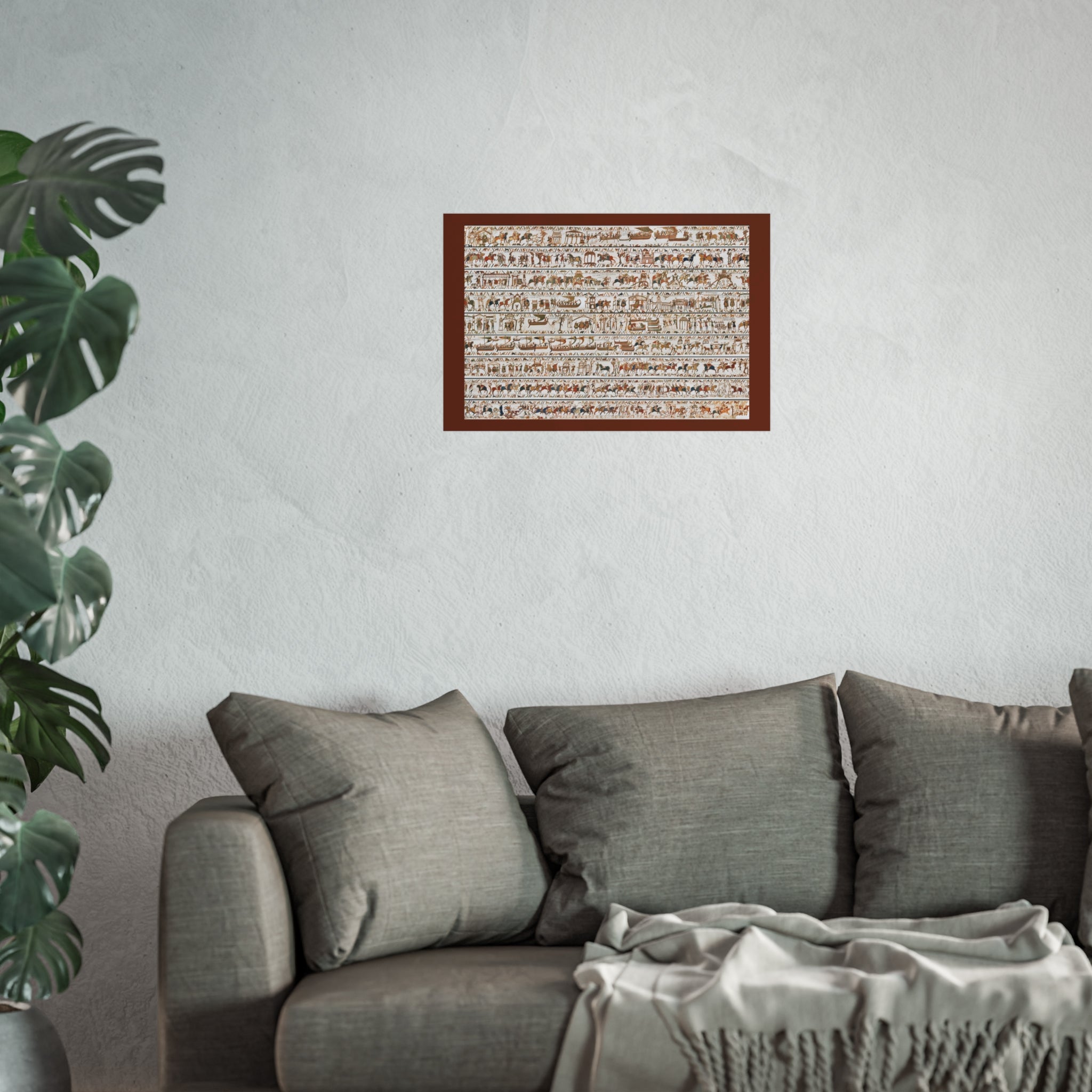 The Bayeux Tapestry in One Image Fine Art Print | The Norman Conquest Image