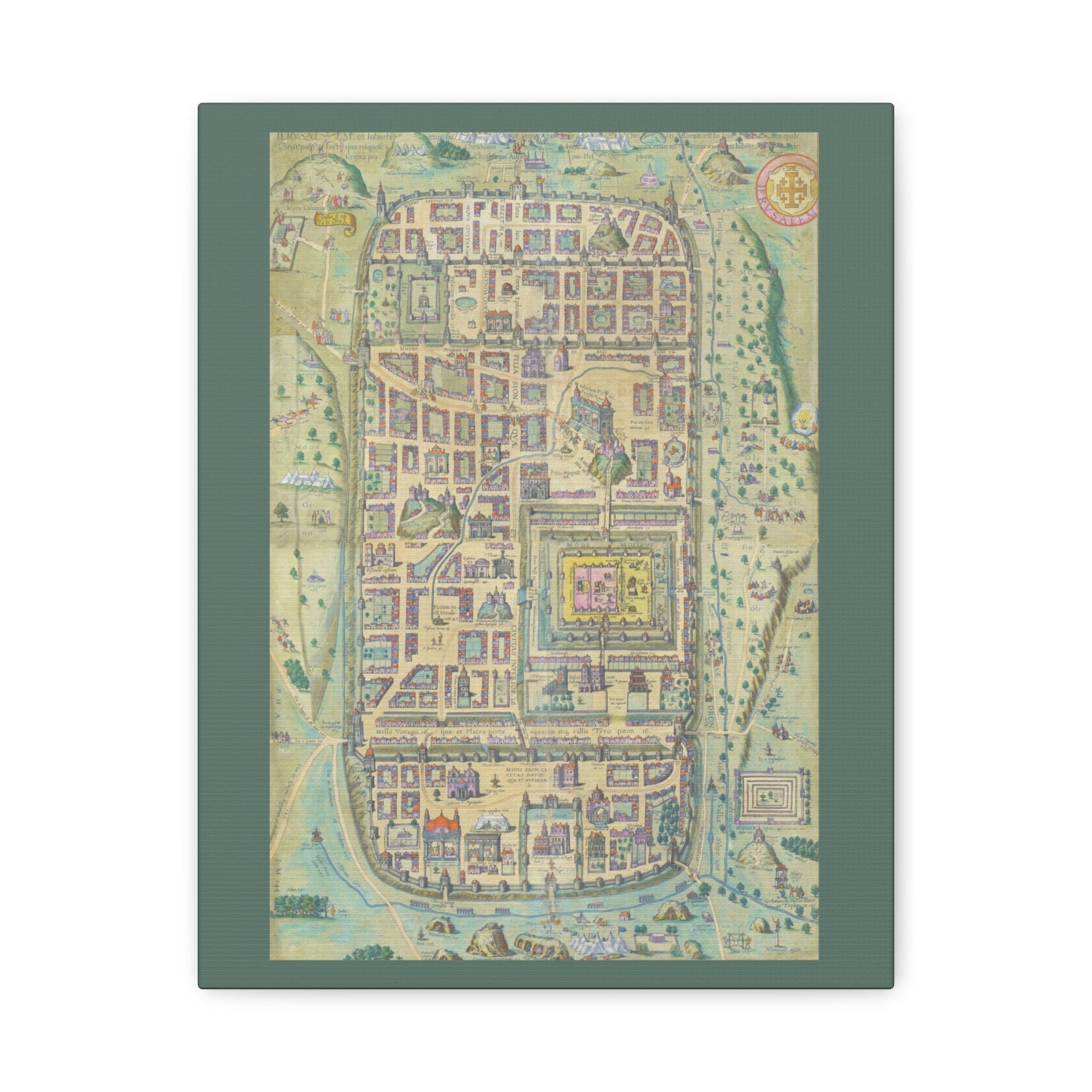 Jerusalem in the Time of Christ Canvas Print