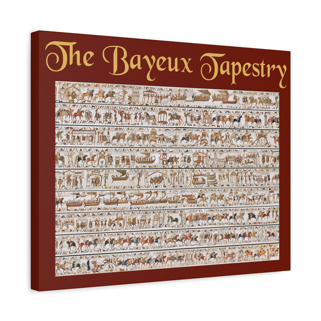 Entire Bayeux Tapestry Image Matte Canvas