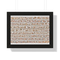 The Bayeux Tapestry (Complete Panorama) Framed Art Poster | Illustration of Norman Conquest Print